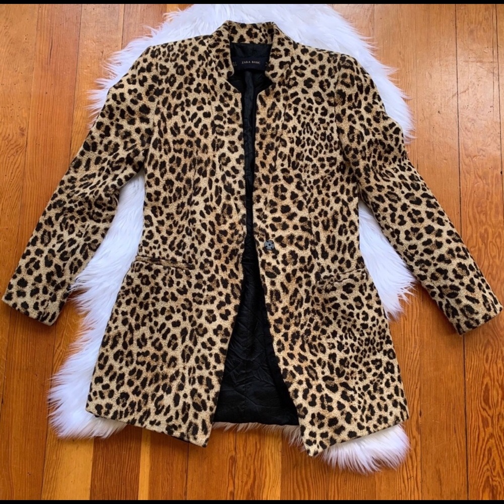 Zara Leopard/Cheetah Blazer